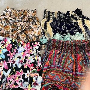 Angie 2 pairs of shorts multi color